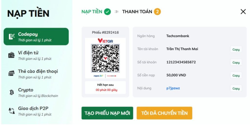 Ưu điểm của dịch vụ nạp tiền MIN88